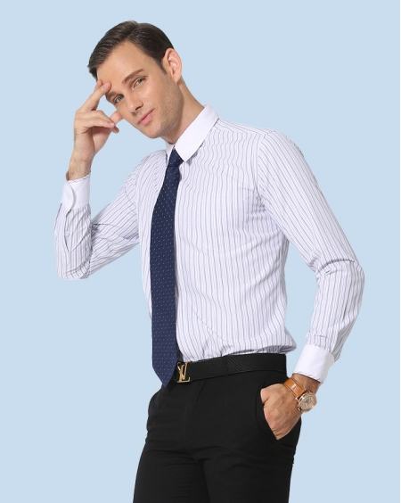 J&D高级私人定制商务男衬衫定制