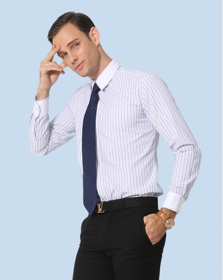 J&D高级私人定制商务男衬衫定制