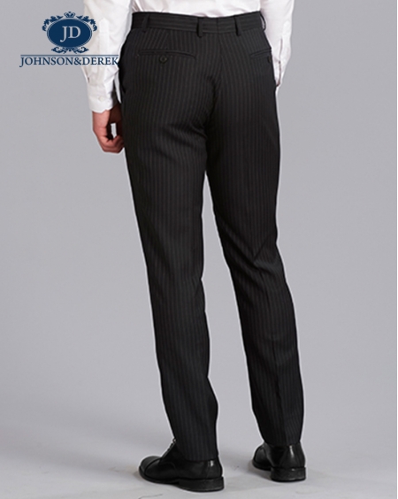 深灰色商务正装羊毛西装套装定制