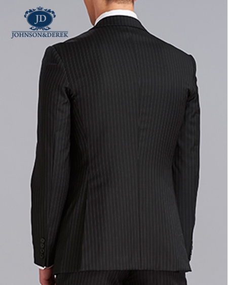 深灰色商务正装羊毛西装套装定制