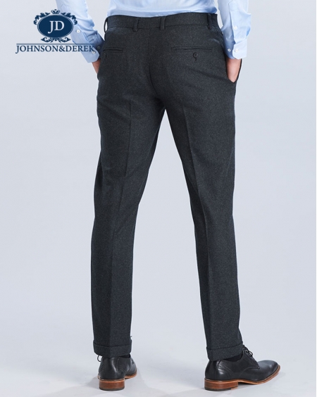 深灰色商务西装套定制