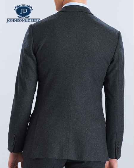 深灰色商务西装套定制