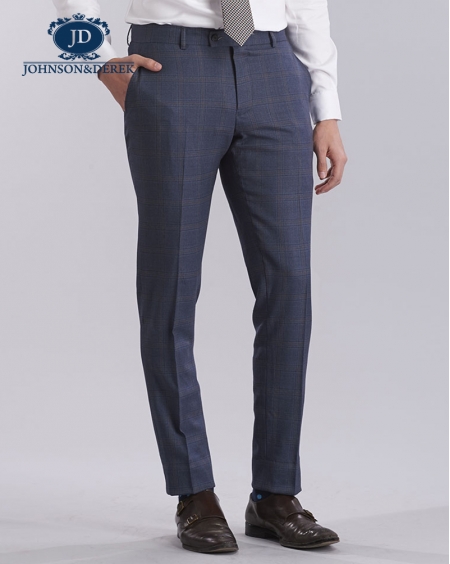 深蓝色休闲时尚西装套装定制