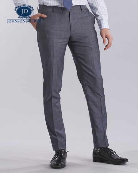 浅灰色休闲时尚商务西装套装