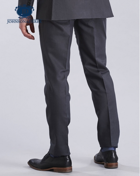 黑色休闲时尚商务羊毛西装套装定制