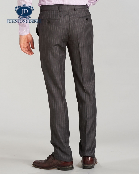 JD高级私人定制条纹西服裤