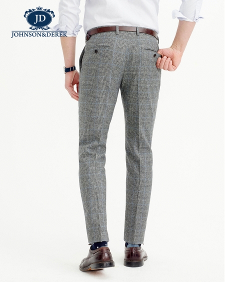 JD高级定制千鸟格子西裤
