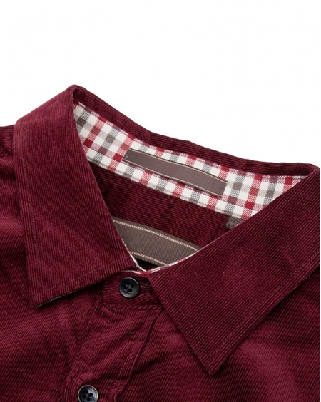 JD高级定制多彩灯蕊绒衬衫