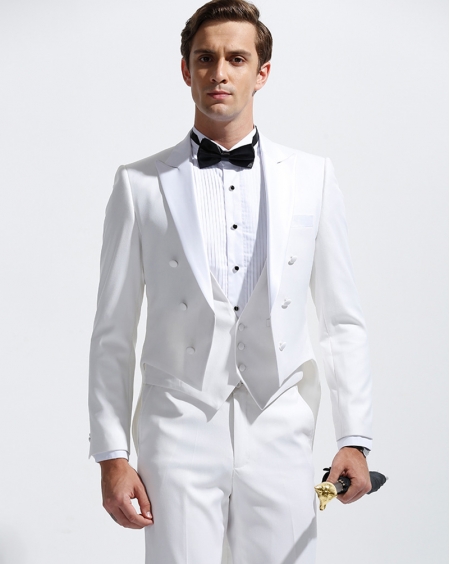 JD高级定制白色宴会礼服