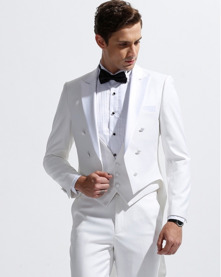 JD高级定制白色宴会礼服