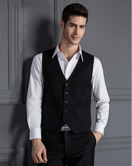 JD高级定制男士西装羊毛马甲 英伦风格