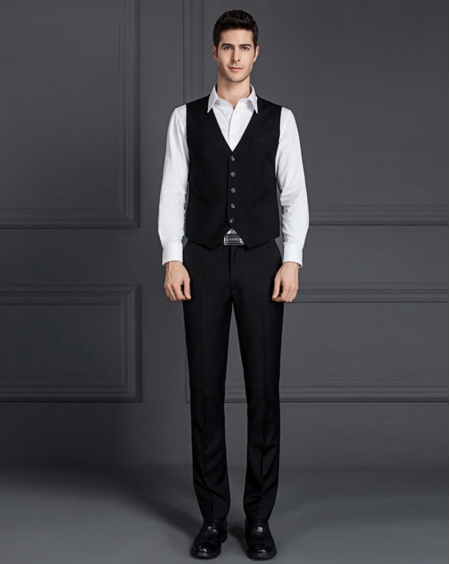 JD高级定制男士西装羊毛马甲 英伦风格