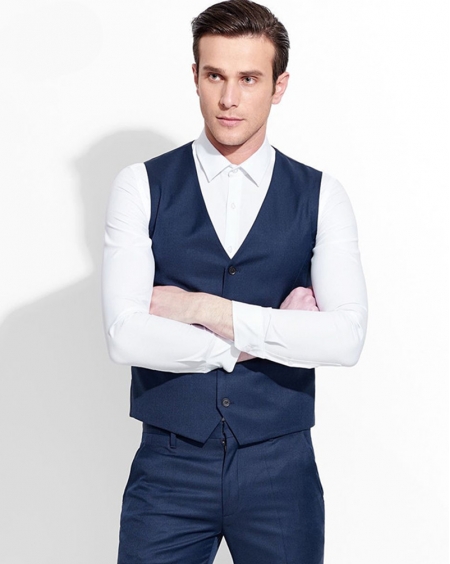 JD高级定制男士商务西装马甲